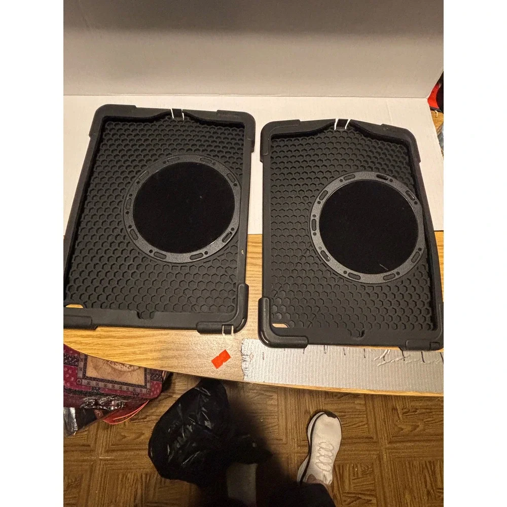 Joy 2 X Rugged iPad Cases Heavy Duty Swivel Handle and Stand Lot